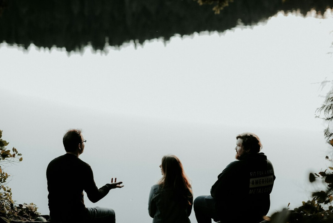 people interacting in a community