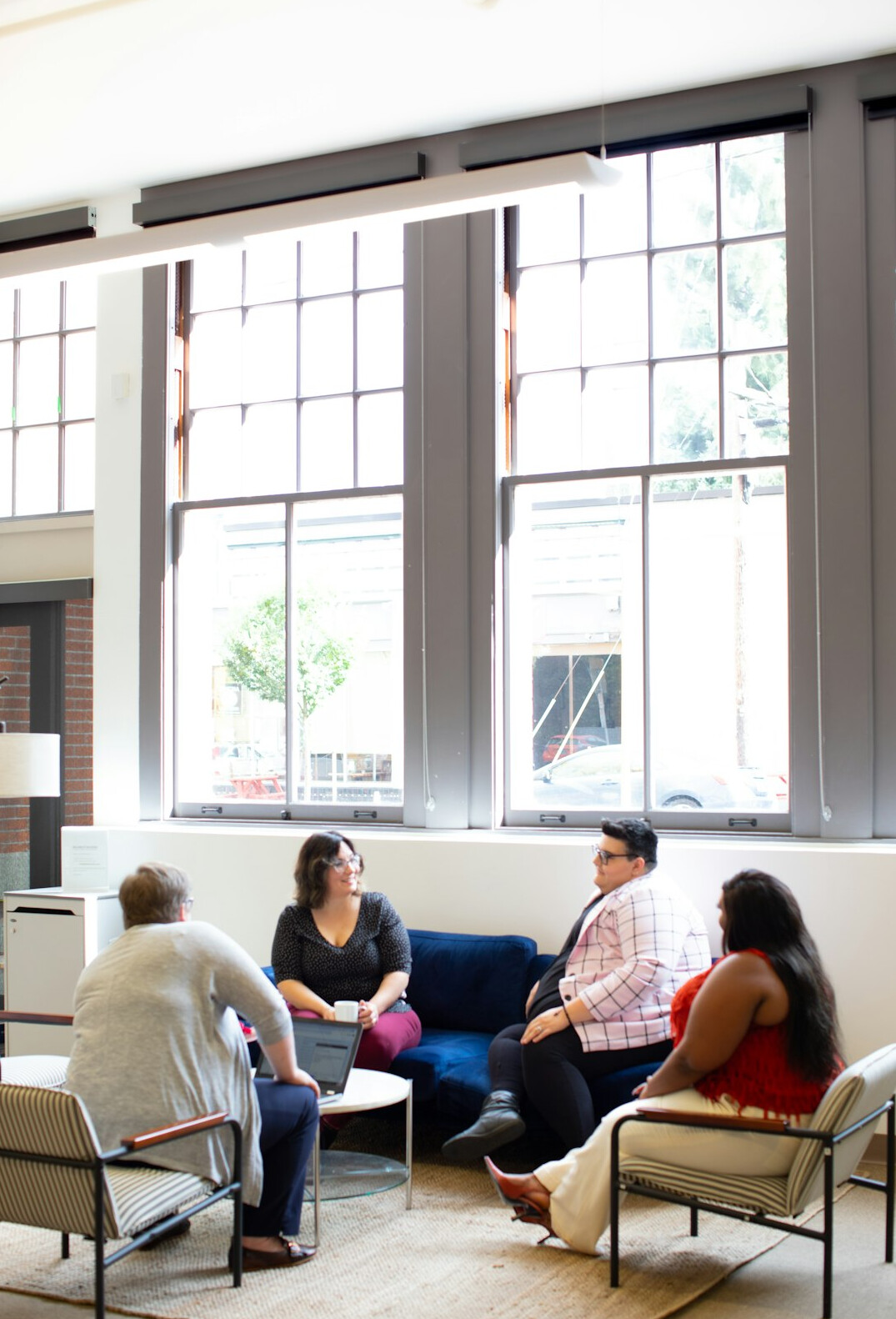 group discussion at meeting